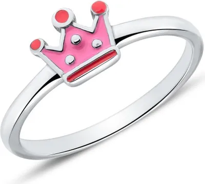 Produktbild von Unique Ring Krone für Mädchen aus 925er Silber