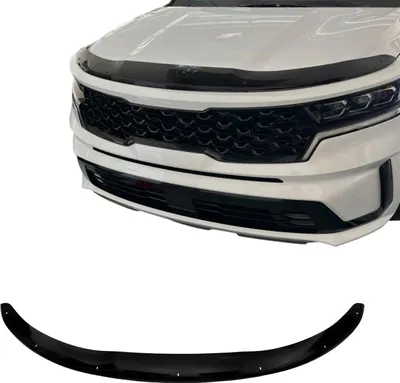Image de Deflecteurs d'air capot de voiture pour Kia Sorento 2020-2025 Acrylique Noir