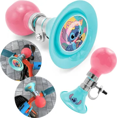 Obrázek produktu pro DISNEY Stitch TRUBKA na kolo, KLAKSON na kolo, PÍŠŤALKA, ZVONEK pro dívku