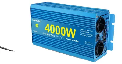 Produktbild von Reiner Sinuswellenwechselrichter, LCD-Display, Vielseitige Eingangsspannung, 12V 4000W 2EU