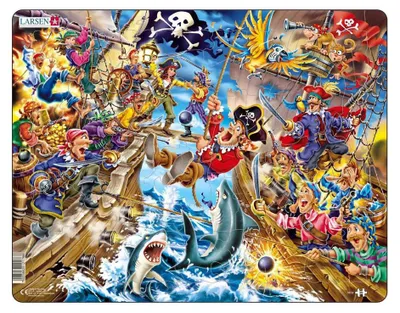 Immagine prodotto di Battaglia di pirati puzzle 39 pezzi