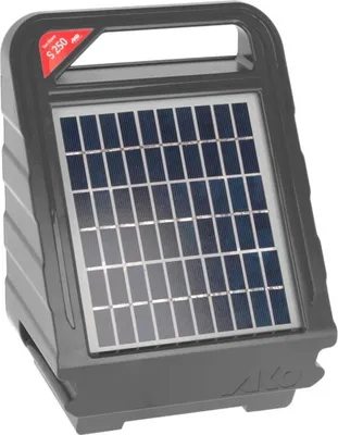 Obrázok produktu pre AKO Sun Power S250, 12 V Weidezaungerät Kompakt-Solargerät, für Pferdekoppel