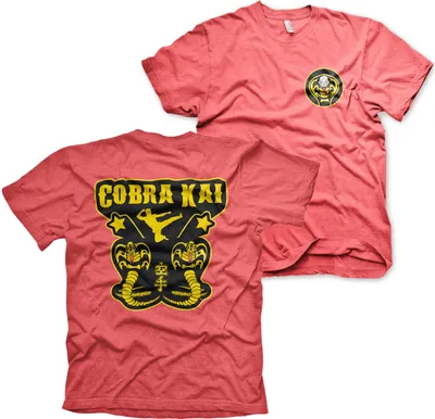 Produktbild von Cobra Kai Kickback T-Shirt - Large - RedHeather