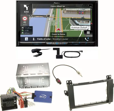 Produktbild von Pioneer AVIC-Z930DAB Navigation USB Einbauset für Mercedes A W169 B Klasse W245
