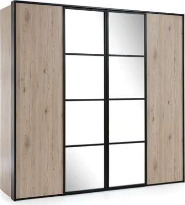 Produktbild von Großer Schlafzimmer Kleiderschrank Moderne Schränke  Holz Möbel