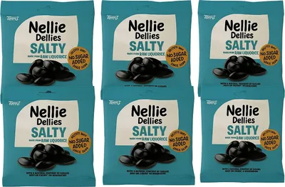 Produktbild von 6 x Nellie Dellies Salz Lakritz 90g