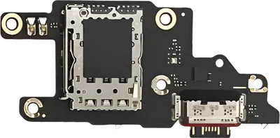 Zdjęcie produktu dla Clappio, port ładowania USB-C dla Xiaomi Poco X6 Pro z czytnikiem kart SIM, czarny