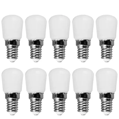 Produktbild von 10 x LED Leuchtmittel T26 Röhre Kühlschrank 2W = 16W E14 matt 180lm 2700K warmweiß