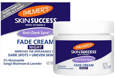 Produktbild von Gesichtscreme, Palmer's, Skin Success, Fade Cream, gegen dunkle Flecken, hilft, den Hautton auszugleichen, mildert dunkle Flecken, mit Retinol, Niacinamid und Vitamin C, für die Nacht, 75 g