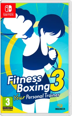 The cover art for the Nintendo Switch game Fitness Boxing 3: Your Personal Trainer.