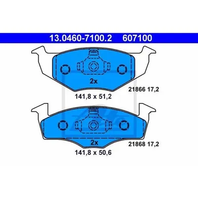 Produktbild von Ate Bremsbelagsatz, Scheibenbremse 13.0460-7100.2