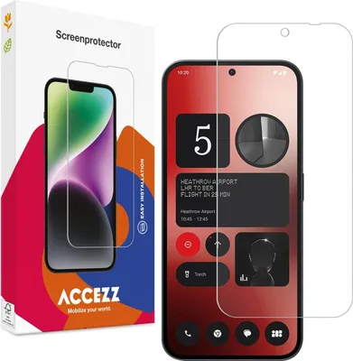 Immagine prodotto di Protezione dello schermo Nothing Phone 2a, Nothing Phone 2a Plus: Accezz Gehard Glas Screenprotector - Trasparente