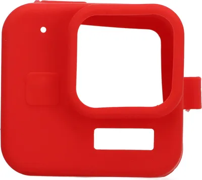 Obrázek produktu pro Měkký silikonový kryt na fotoaparát, snímatelný, omyvatelný, ochranný kryt pro Hero11, černý, mini, červený
