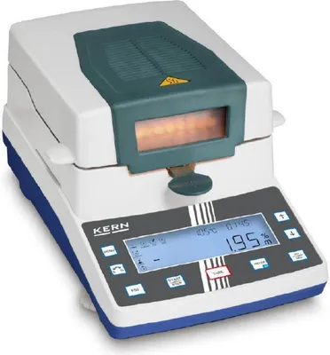 Produktbild von KERN & SOHN Feuchtebestimmer, 0,2 kg, Weiß