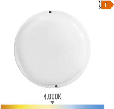 Image de Applique Murale Led Ronde Edm éclairage Led Rond 18w 4000k, Design Moderne - Edm