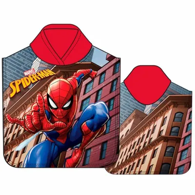 Produktbild von Marvel Spiderman Mikrofaser Poncho Handtuch