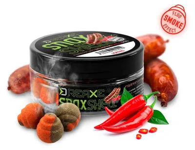 Produktbild von Delphin D-SNAX SHELL Köder 10mm 30g Frankfurter Wurst – Chili