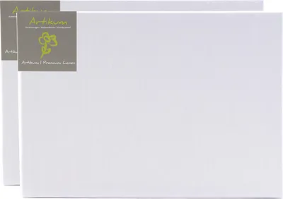 Produktbild von 2x Artikum | PREMIUM LEINEN 50x80cm | Leinwände auf Keilrahmen