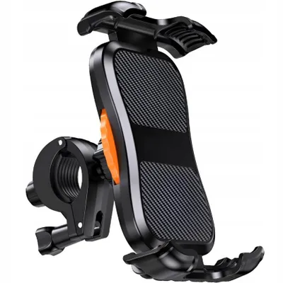 Produktbild von Stoßfeste Handyhalterung Fahrrad & Motorrad – universelle Lenkerhalterung für Smartphone – stabiler Handyhalter