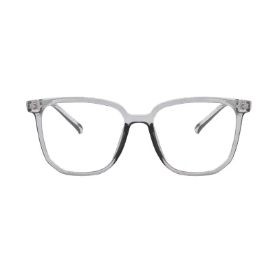 Produktbild von Blaulichtfilterbrille Uni Retro Klare Sicht Starkes Scharnier Transparent mit Krempe Augenschutz Klare Blaulichtbrille Brille