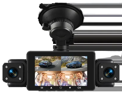 Image de Enregistreur vidéo pour voiture, enregistrement à 360°, vision nocturne 1080p, enregistreur de voiture