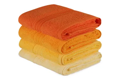 Image de Mijolnir, Rainbow - Yellow, Serviettes, jaune clair, coton, 50 x 90 cm