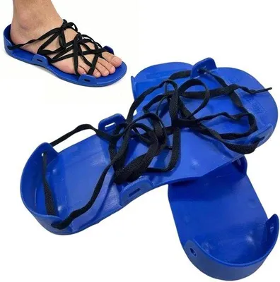 Productafbeelding van Gazon beluchterschoenen - Gras beluchter - Bodem losmaken - Verstelbare banden - 30 x 24 x 5 cm - Groen