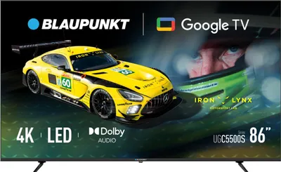 Zdjęcie produktu dla Blaupunkt 86Ugc5500S 86 Cali Led 4K Uhd Tv Smart Google Tv Dolby Atmos Wifi