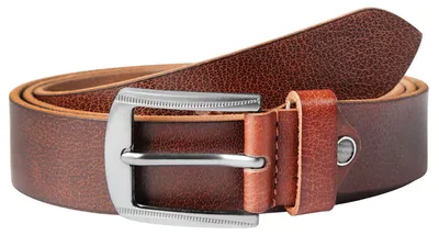 Produktbild von Leonardo Verrelli Herren Gürtel hochwertiges Echt Leder, braun, 130 cm