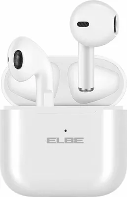 Image de Casque Bluetooth Elbe ABTWS-003-B avec étui de chargement/ Durée de vie de la batterie 5h/ Blanc
