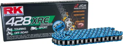 Produktbild von Offene Übertragungskette RK blau XRE 138 Glieder 428 Clipverschluss