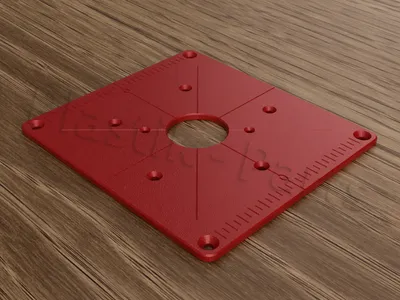 Produktbild von ABS Befestigungsplatte Einlegeplatte für Frästisch Bosch GOF 1250 CE Oberfräse