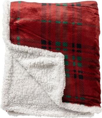 Dutch Decor – Plaid „Carlton“ (150 cm x 200 cm) – Fahrradrot