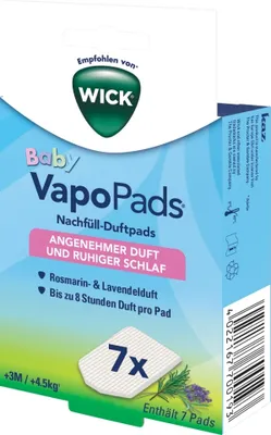 Produktbild von WICK VapoPads 7er Nachfüll Rosm.+Laven.