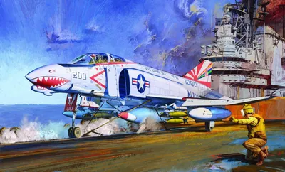 Obrázek produktu pro Model Kit letadlo 12232 - F-4B "VF-111 SUNDOWNERS" MCP (1:48)
