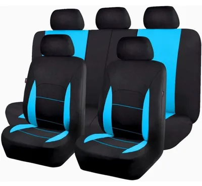 Immagine prodotto di Set universale di rivestimenti per auto, colore verde menta e nero, completo