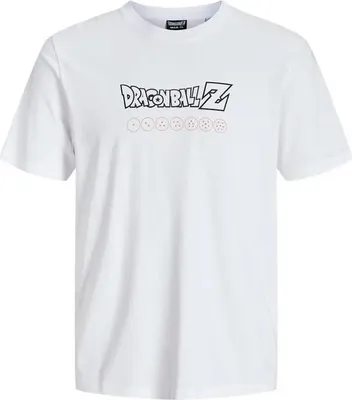 Image de Jack & Jones Dragon Ball T-shirt manches courtes Blanc XL Hommes Blanc XL