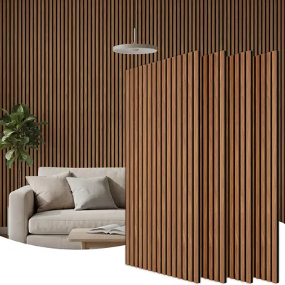Obrázek produktu pro Akustické panely, dřevo, 4 kusy, 120 x 60 cm