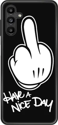 Produktbild von König Design Hülle kompatibel mit Samsung Galaxy A13 5G Kunststoff Soft Handyhülle - Handy Case Have a nice Day