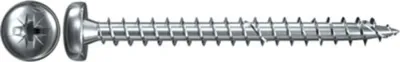 Produktbild von Fischer FPF-ST 6,0 x 80 YZP Spanplattenschraube 653623 100Stk.