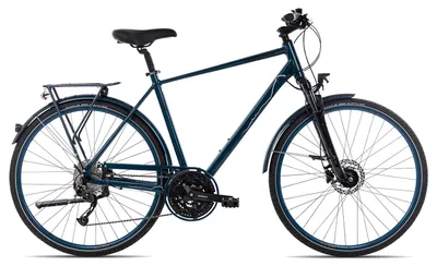 Produktbild von Bergrausch Matterhorn leichtes Herren-Trekkingbike 28 Zoll Dunkelblau 56 cm