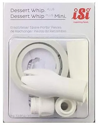 Imagen del producto de iSi Home Ersatzteil Set Blister 4tlg. Garniertüllen, Kopfdichtung, Adapter für DWP weiß 2213