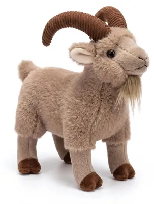 Produktbild von Ziege Schaf Plüschtier Kuscheltier Schlüsselanhänger Taschenanhänger 16cm/30cm Cartoon Tier Stofftier Geburtstagsgeschenk - Farbe: Braun