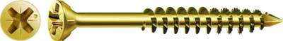 Produktbild von SPAX 35703503301022, Schraube, Metall, Zink, Holz, Flachkopf, Pozidriv, PZ2