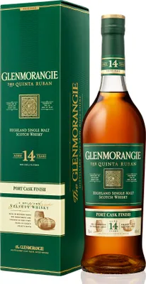 Produktbild von Glenmorangie The Quinta Ruban 14 Jahre Cask Finish Highland Single Malt Whisky in Geschenkpackung | 46 % vol | 0,7 l