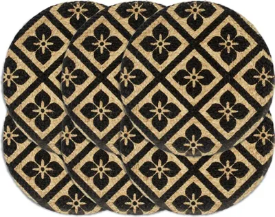Produktbild von Tischsets 6 Stk. Schwarz 38 cm Rund Jute