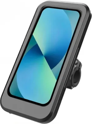 Produktbild von imoshion Handyhalterung für Fahrrad mit powerbank - spritzwassergeschützt – 5000 mAh – Schwarz