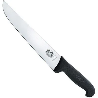 Produktbild von Fibrox, Schlacht- und Bankmesser, 23cm, gerade, schwarz