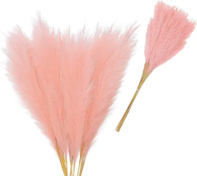 Immagine prodotto di EDIBAZZAR | Decorazione in erba di pampa artificiale 10 rosa