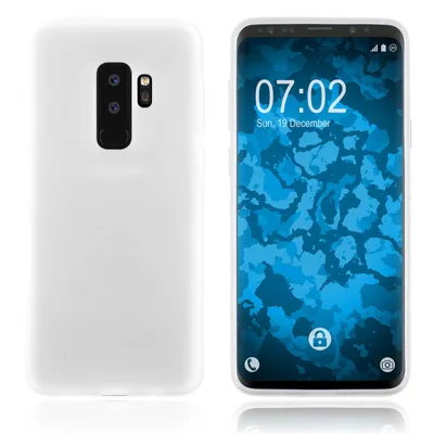 Produktbild von PhoneNatic Case kompatibel mit Samsung Galaxy S9 Plus - clear Silikon Hülle matt Cover